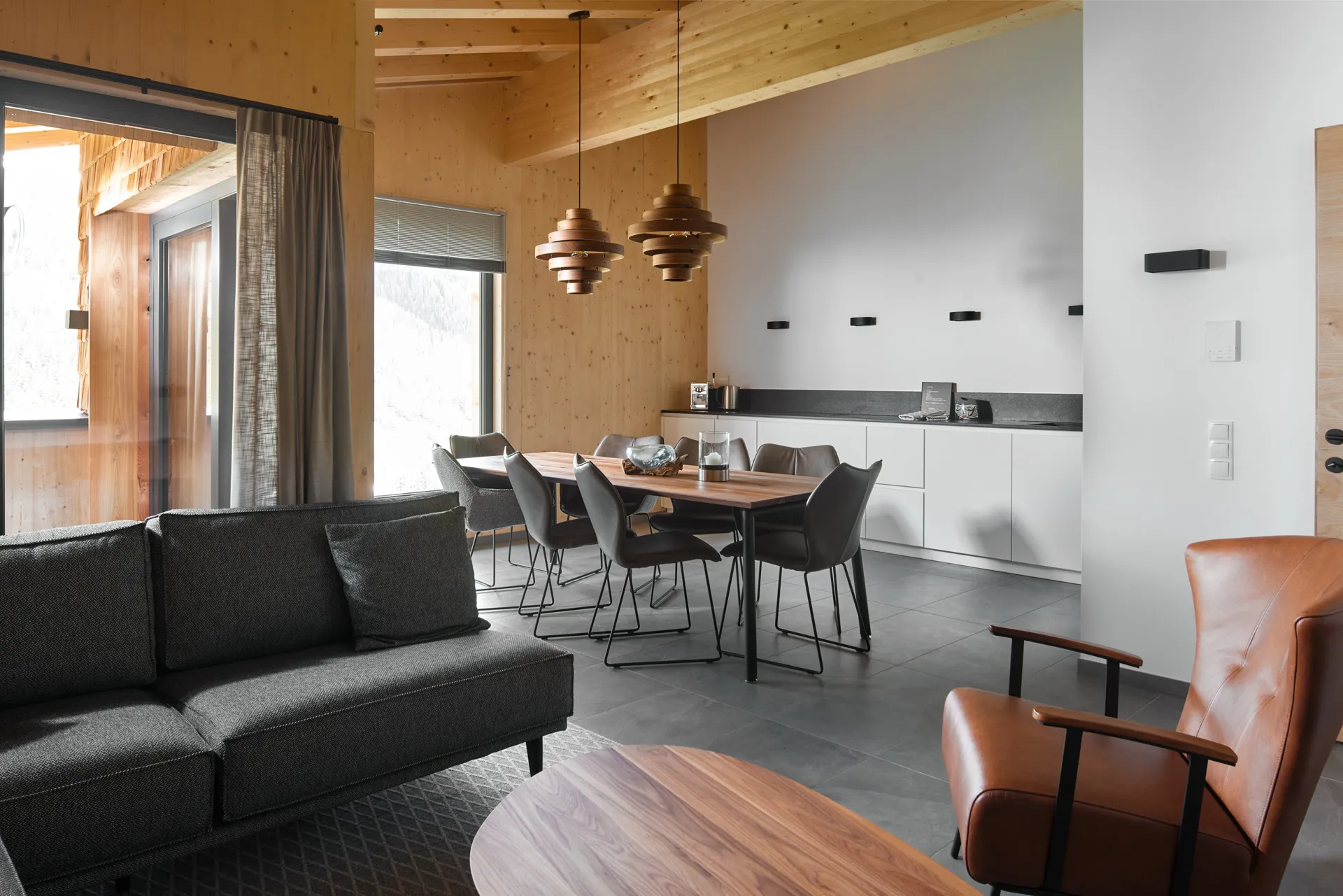 Wohnbereich Alm Lodge 4