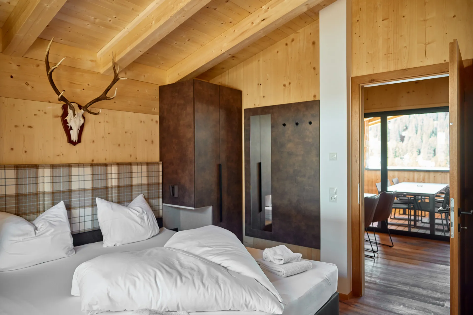 Schlafzimmer Alm Lodge 8